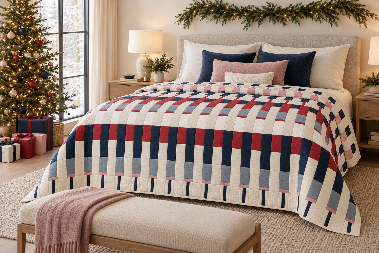 Lineage in the NORDIC SNOW colourway, digitally rendered in a room.