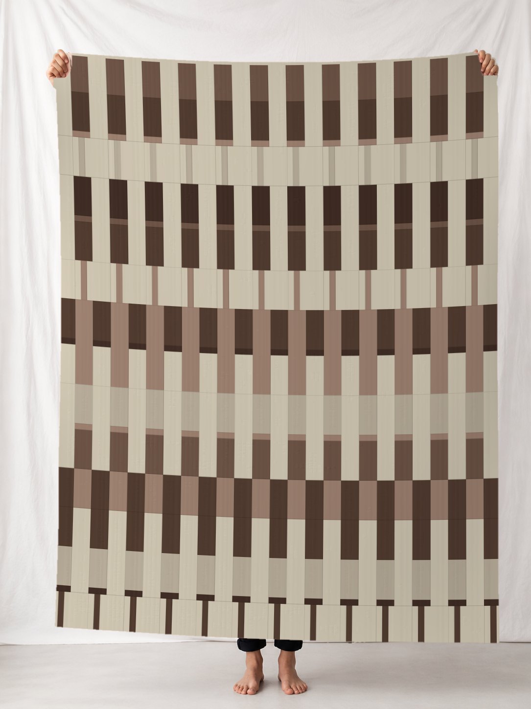 Lineage in the RUG colourway, digitally rendered in a room.
